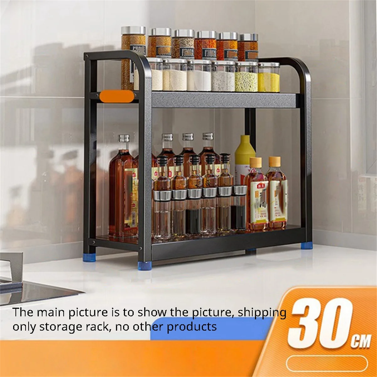 Detachable Condiment Spice Storage Rack Kitchen Storage & Organization Spice Tool Carrier Kitchen Accessories