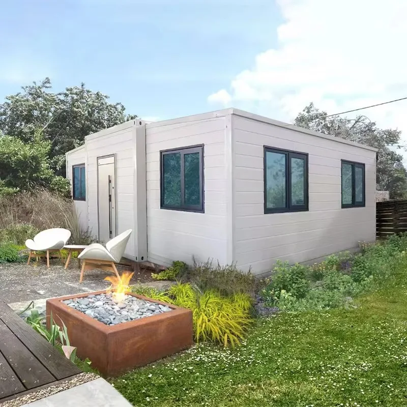 YG Customized Luxury 20 30 40ft Double Wing Expandable Shipping Container House Modular Homes Hotel Villa Modern Design Corrosio