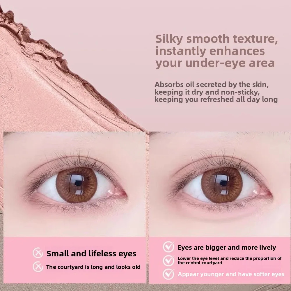 ดินสอเขียนขอบตาแบบสองหัว รุ่นใหม่ พร้อมแปรงในตัว ใช้ได้หลายแบบ สำหรับเขียนขอบตาสีนู้ด ไฮไลท์ และแต่งหน้า