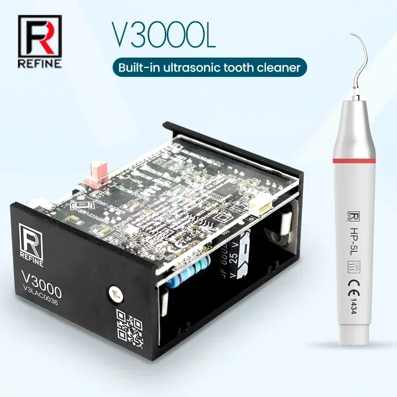 Refine Removable Ultrasound Scaler Handpiece Fits EMS Built-In Scalers Models V2000 V3000 V2000l V3000l Periodontal Capabilities