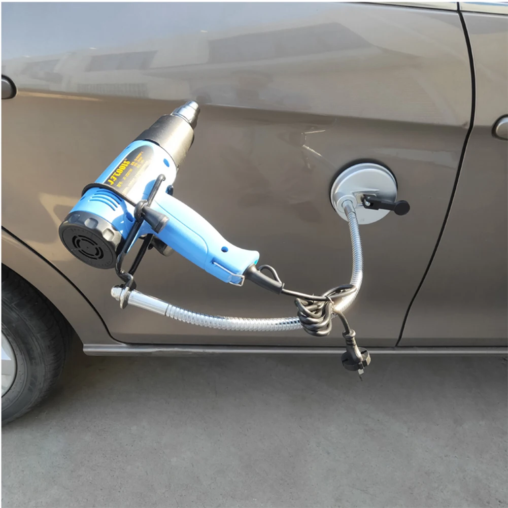 

Blow Dryer Suction Cup Holder 360 Degree Rotating Flexible Gooseneck Hair Dryer Holder Stand For Car Dent Repair