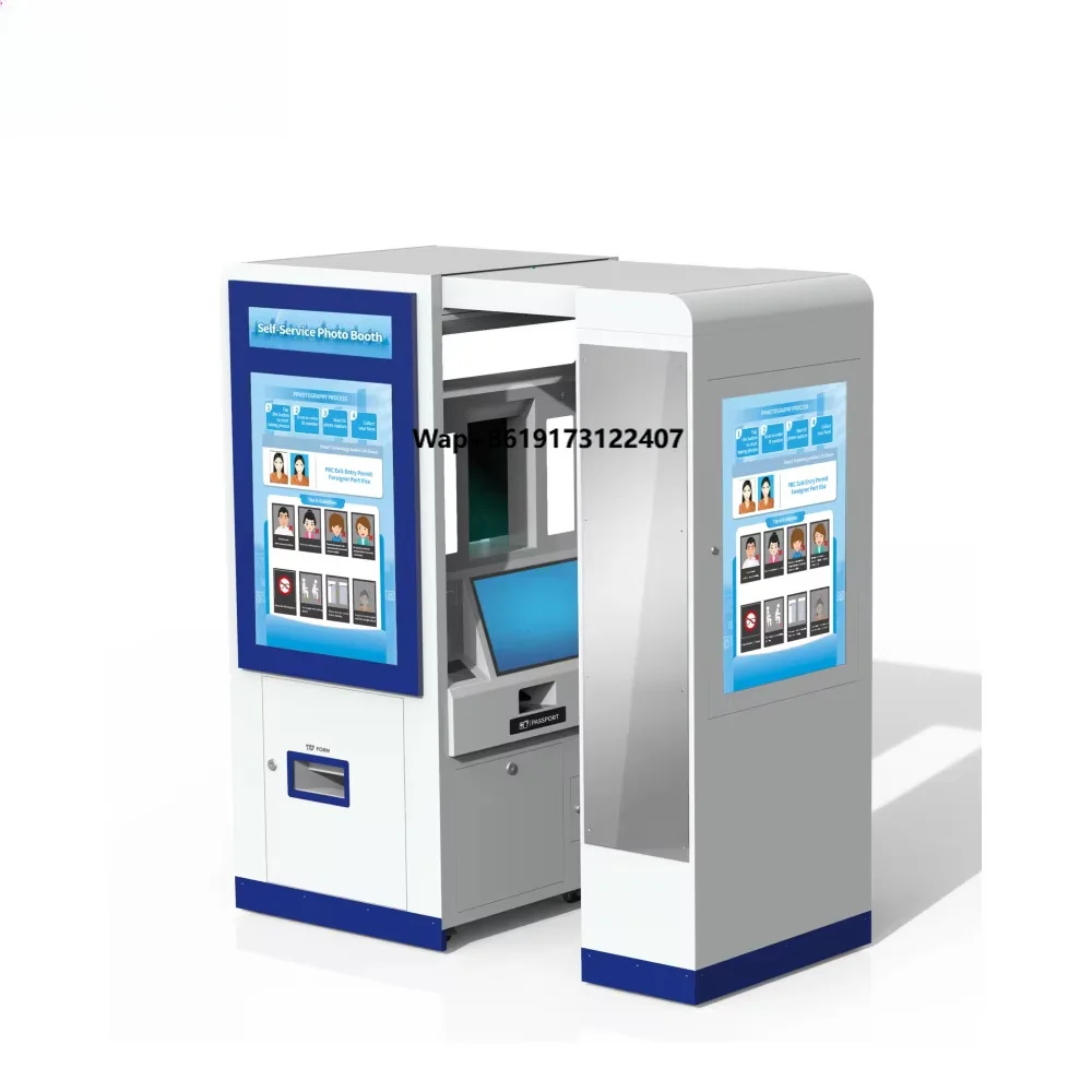 ICAO-Compliant Biometric Photo Booth with AI Quality Verification for Passport Visa and Identity Document Applications