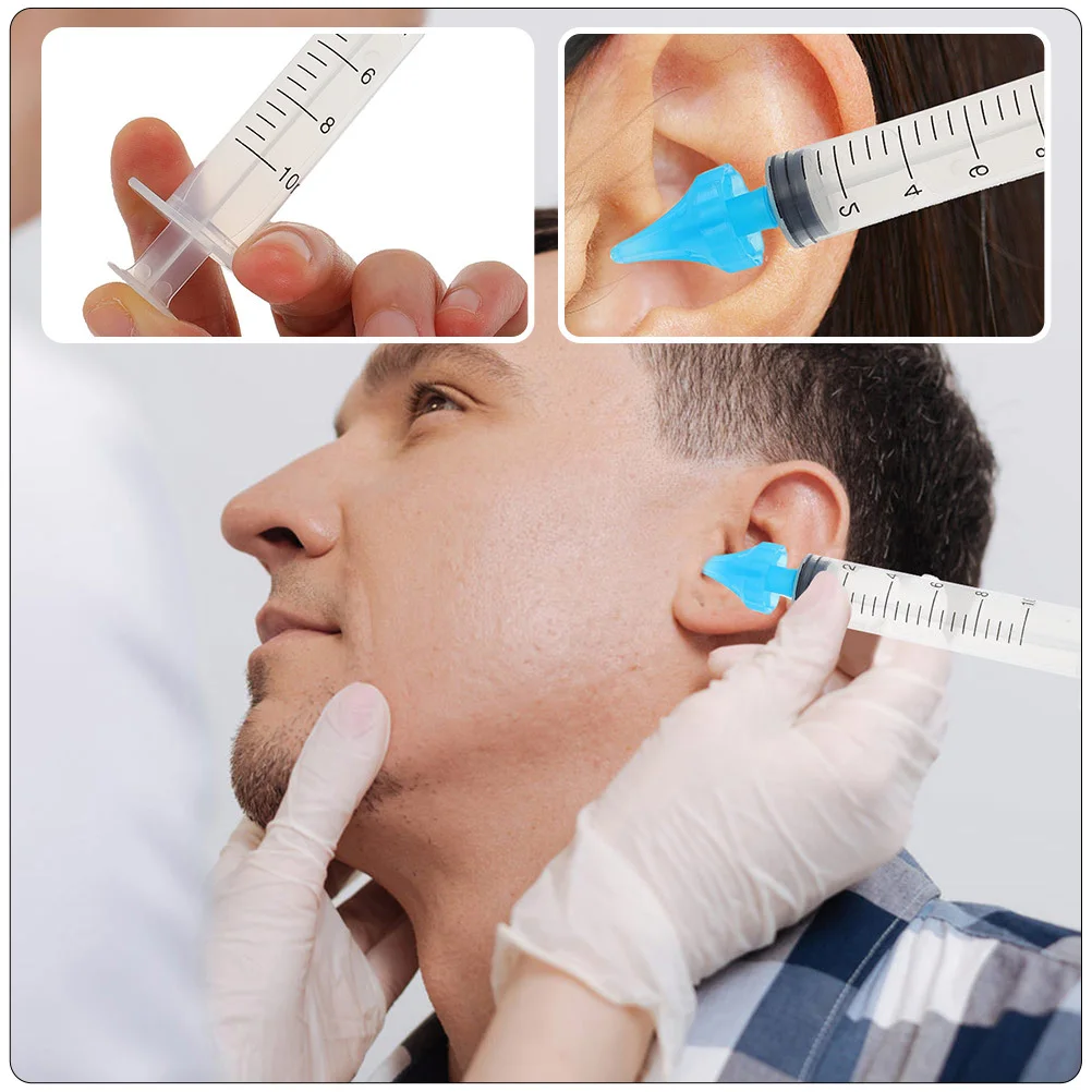 

4Pcs Ear Washer Earwax Cleaner Irrigation Tool Plastic Ear Cleaning Gadget Accurate Dosage War Washer Earwax Cleaner