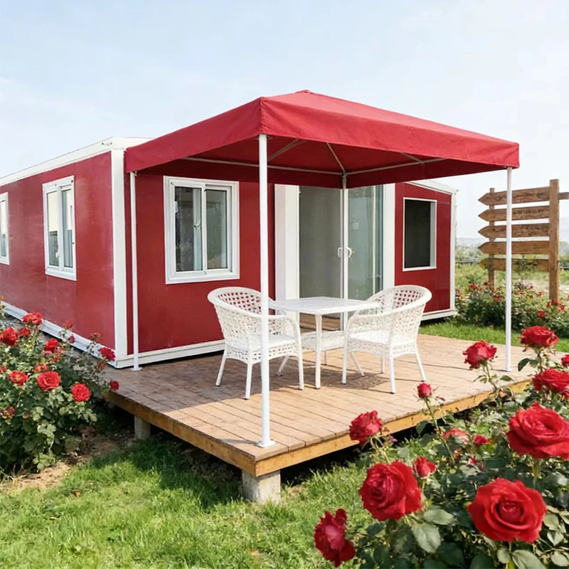 Luxury 20ft Foldable Detachable Prefab Tiny House 40ft Modular Container Home for Camping Portable Accommodation