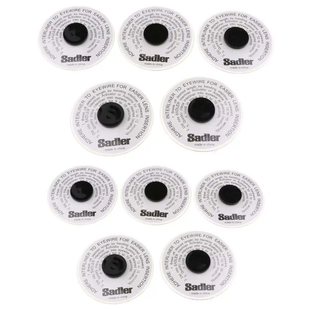 Glasses Lens Interliner Nylon Insertion Wire Adhere Strip for Computer Glasses Lenses and Frames