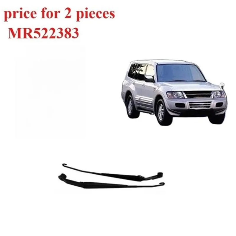 2 Pieces Front Windshield Washer Arm Assembly OE MR522383 Replacement Shell for Pajero V70 for Shogun V60 for Montero V77