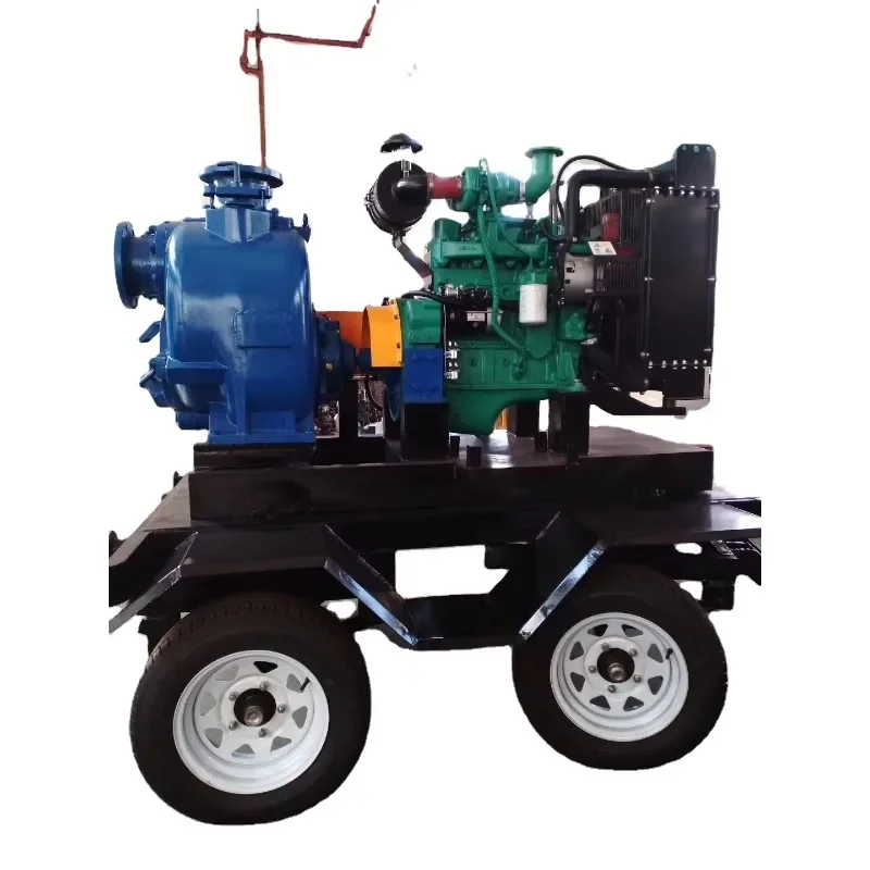 Factory Price Diesel Engine Self Priming Sewage Water Pump Irrigation Agriculture Diesel Engine Self Priming Water Pump