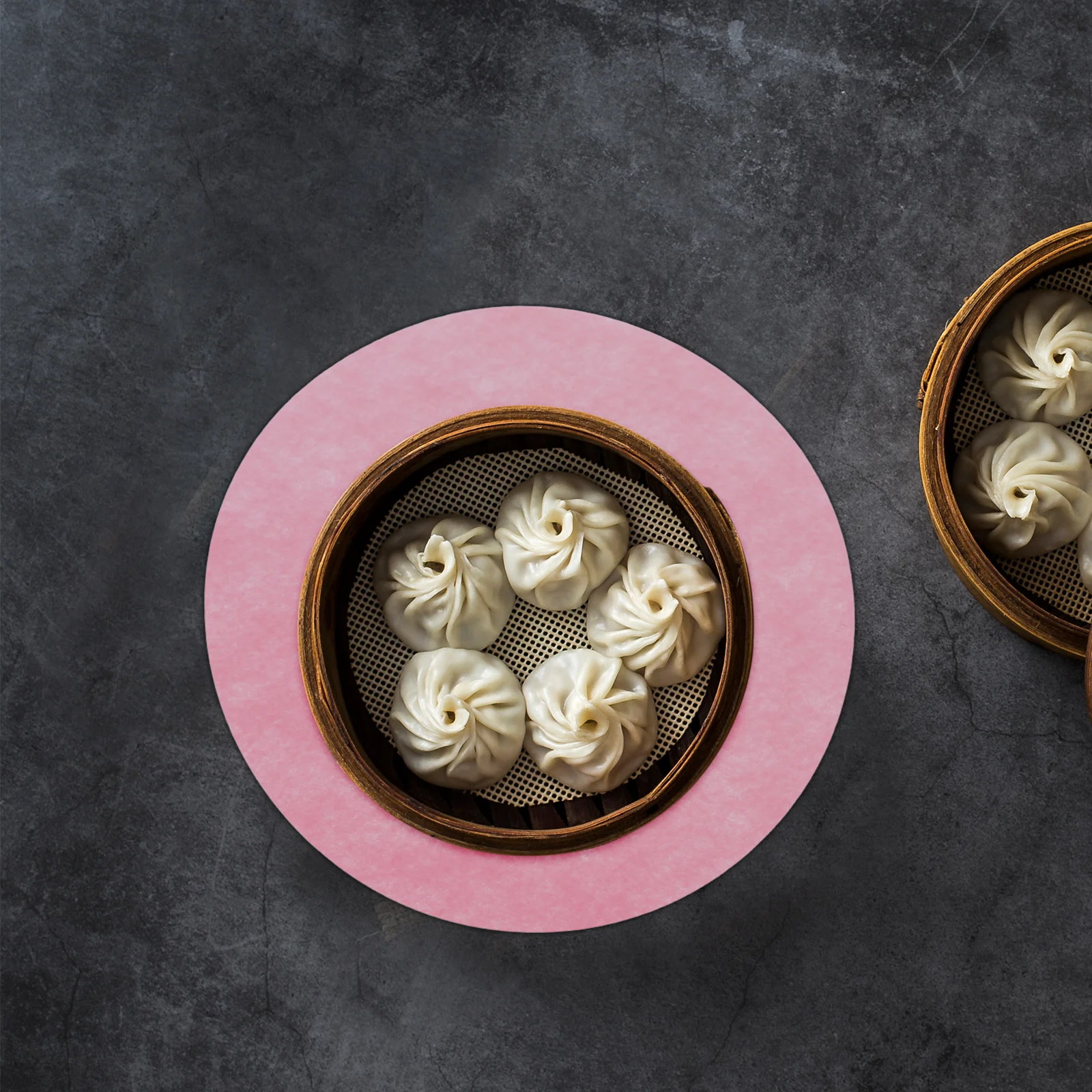 

48pcs Felt Plate Protectors Round Heat Resistant Mats For Porcelain Dishes Pans Kitchen Organization Trivets Cookware Storage