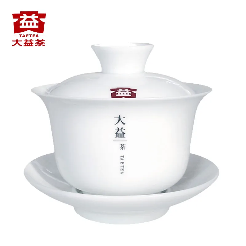 

[GRANDNESS] Чай пуэр чайный набор Dayi Gaiwan белый чай Gongfu фарфор Gaiwan 150 мл фарфор Gaiwan