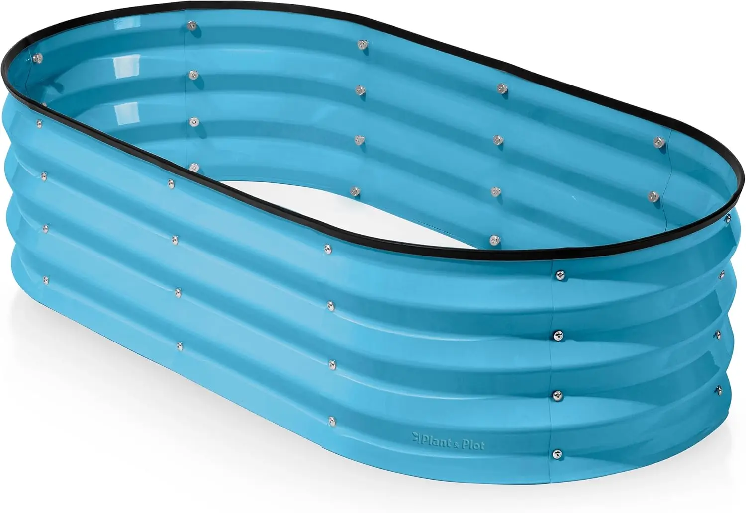 

Galvanized Raised Garden Beds Outdoor // 4×2×1 ft Planter Raised Beds for Gardening, Vegetables, Flowers (Teal) // Large Metal G