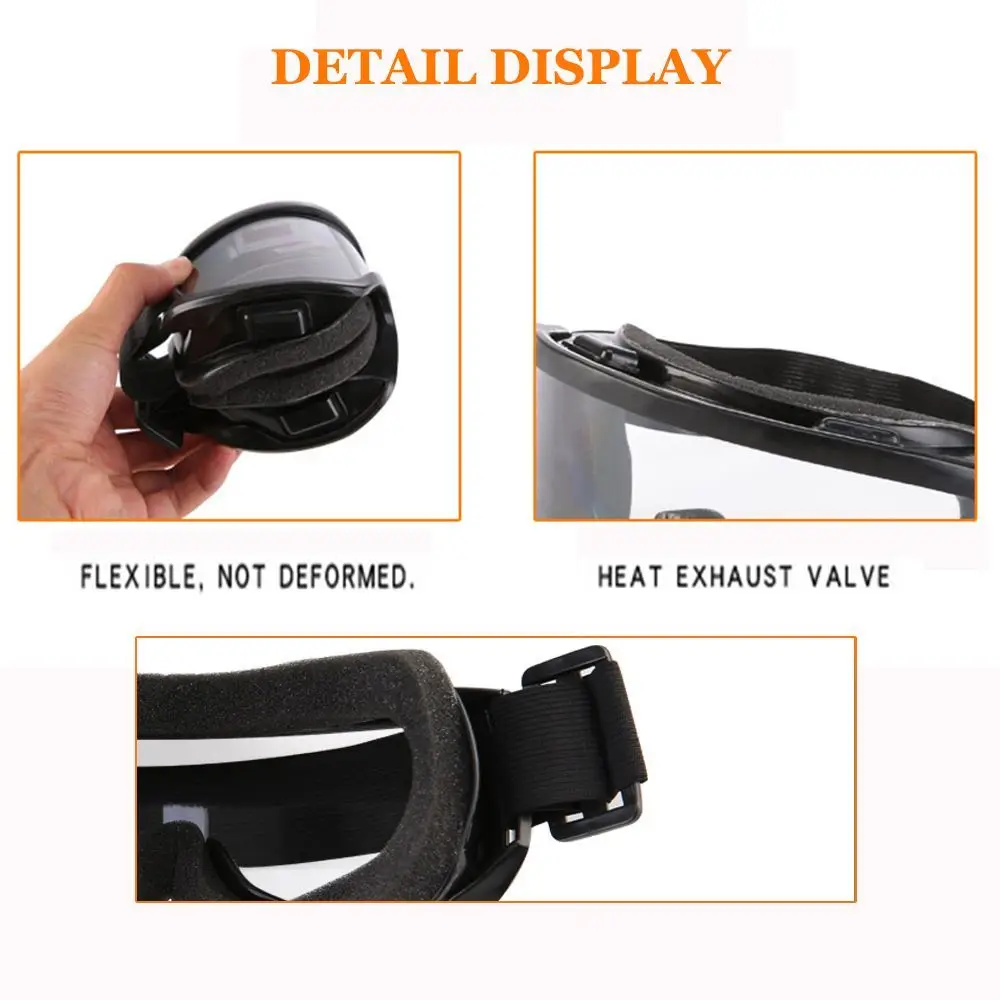 

Anti-impact Sports Anti-fogging Outdoor Work Safety Goggles Glasses Factory