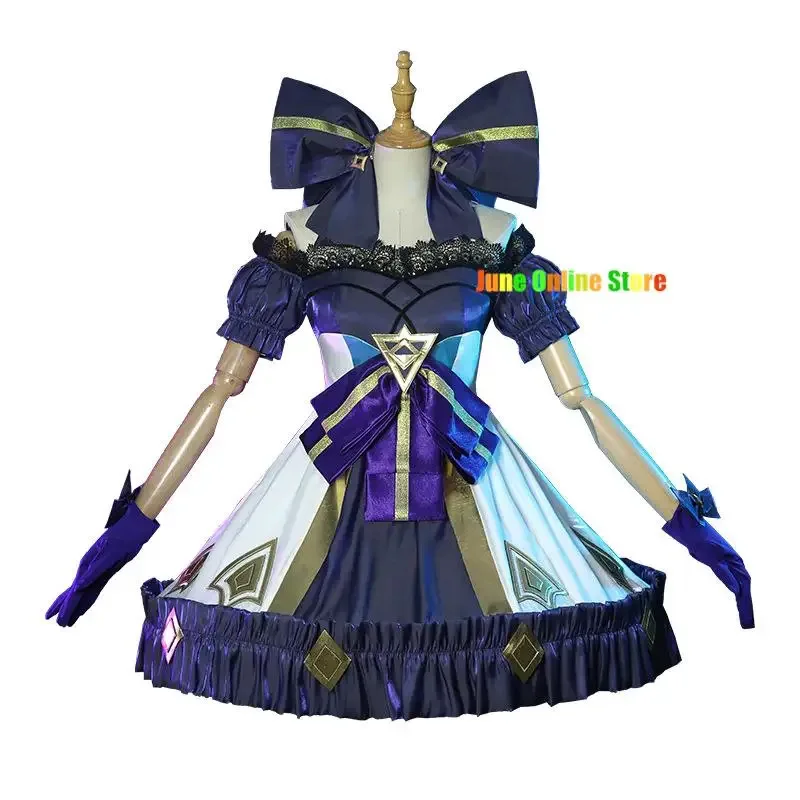 

Vivi 2025 Гвен Косплей Костюм Аниме Игра LoL The Hallowed Seamstress Парик Сексуальная Женщина Боевая Лолита Униформа Хэллоуин Лоли Ежедневно