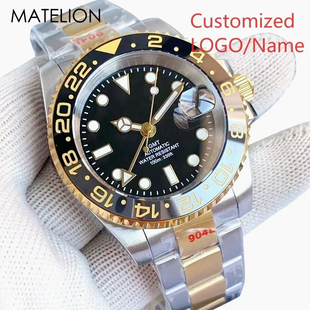 40mm Men Diving Sport Watch Sapphire Glass Durable Stainless Steel Case Automatic Mechanical Movement Daily Outdoor Watches