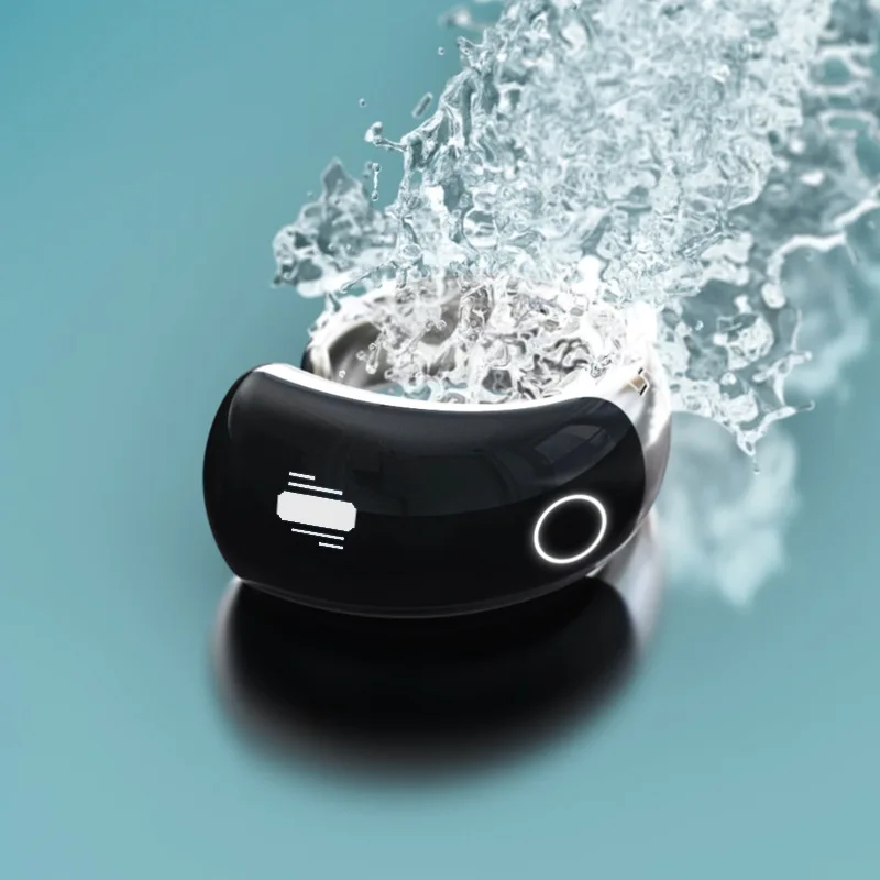 Smart ring Bluetooth alarm clock Compass ring digital counter 5-in-1 reading ring
