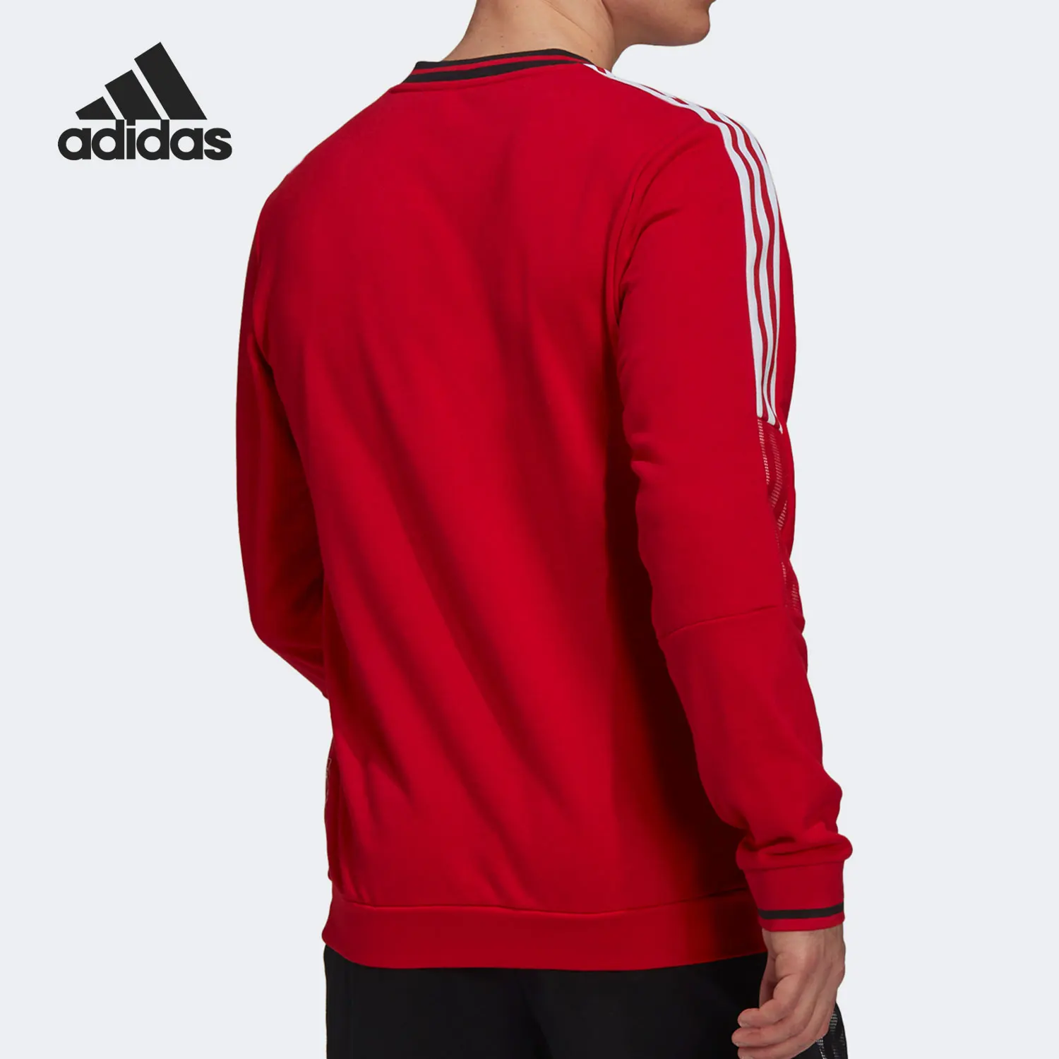 Felpa girocollo da uomo originale Adidas Manchester United GK9440