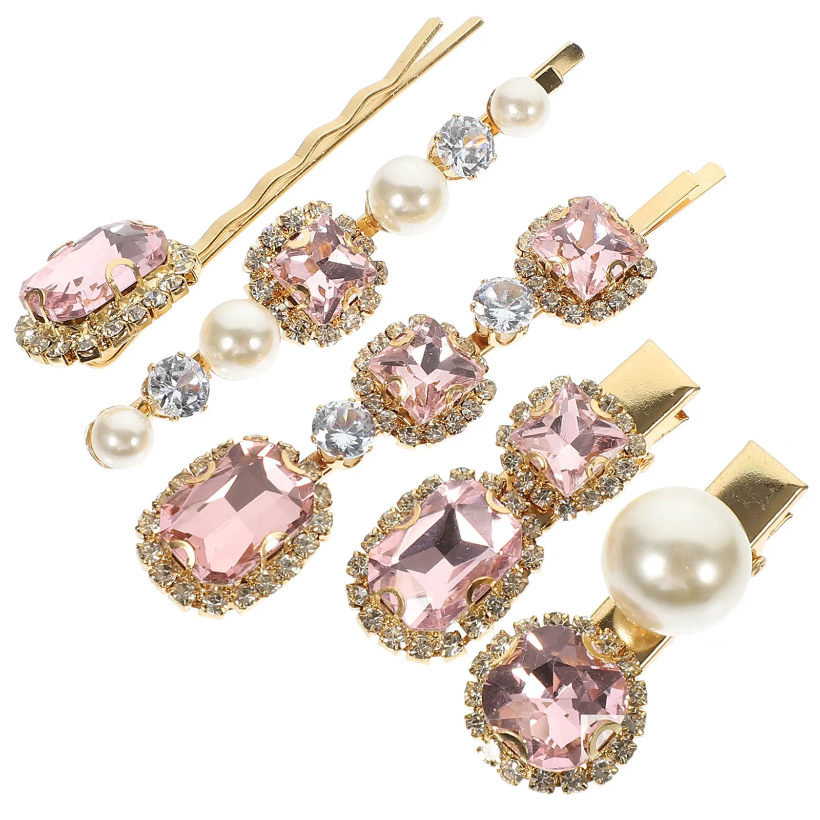 

5Pcs Small Bobby Pin Rhinestone Hair Clips for Women Metal Hair Clip Decorative Accessories Gift for Girlfriend Mom Friend