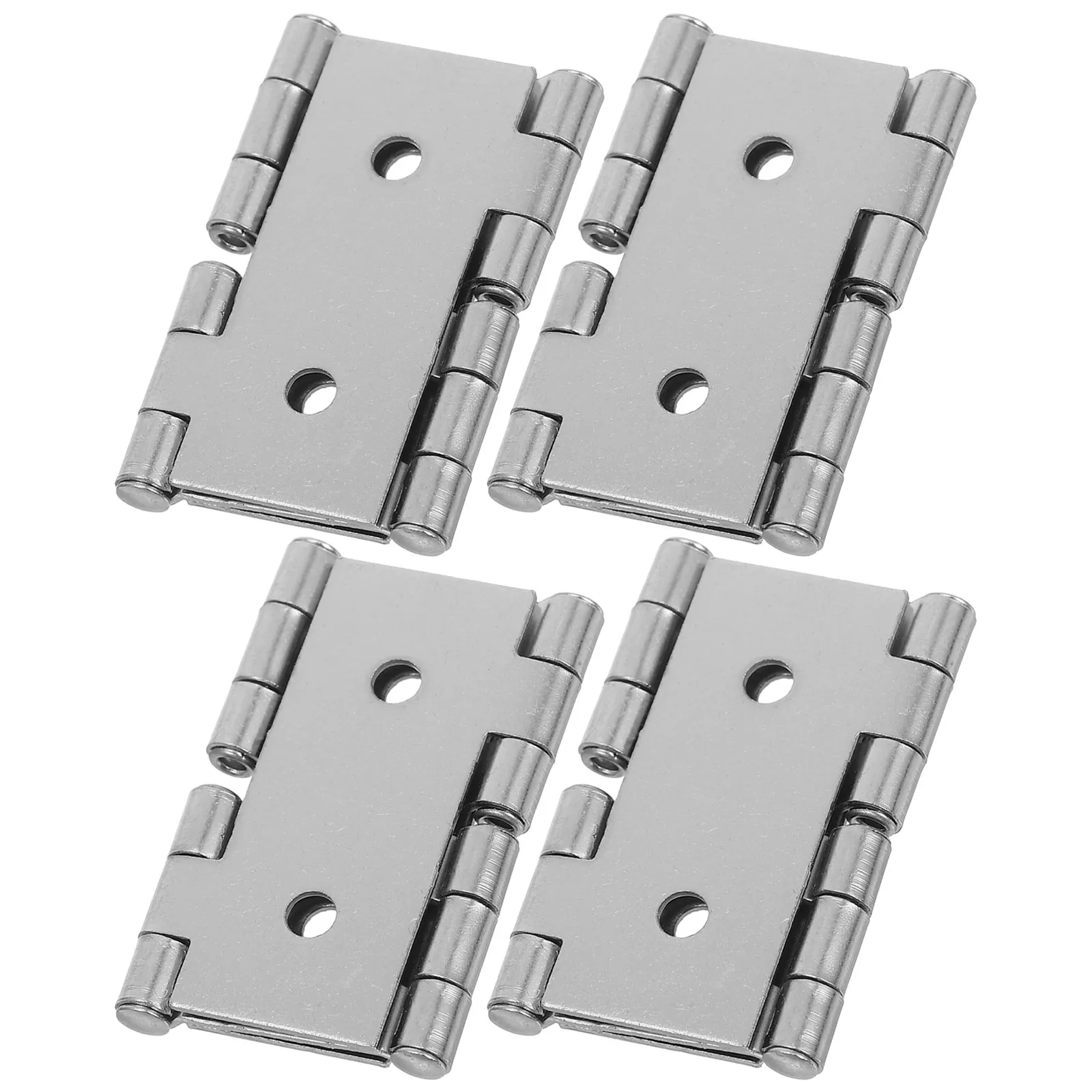 4Pcs Saloon Door Hinge Iron Dual- Double Swing Gate Hinge Heavy Duty Swinging Door Closer Double Swing Hinges
