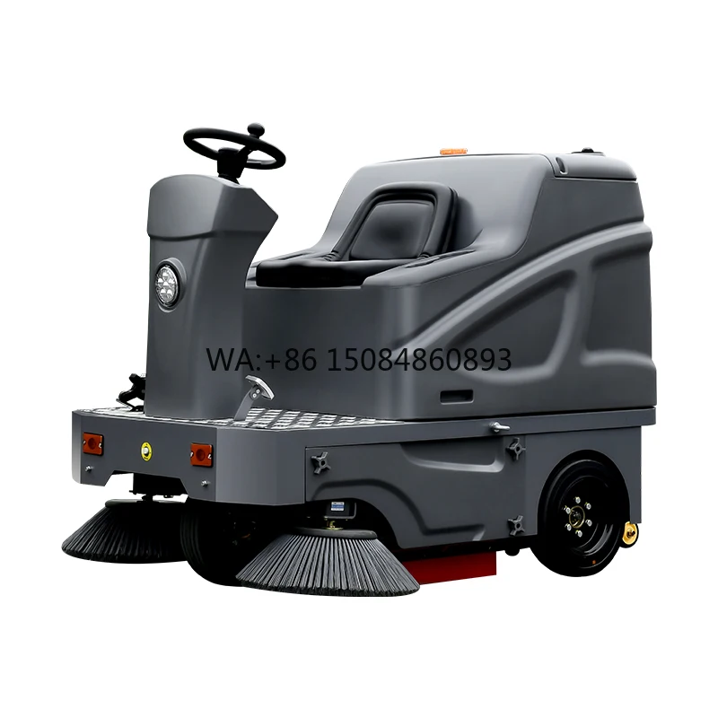 Leaf SweeperIndustrial Compact Leaf Collection Electric Battery Powered Floor Cleaning Machine Ride On Sweepergardeninggiardinag