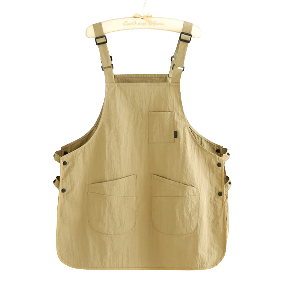 New Japanese Style Catering Workwear Apron Waterproof Household Working Overalls Stain Resistant Work Clothes for Cafe Barber