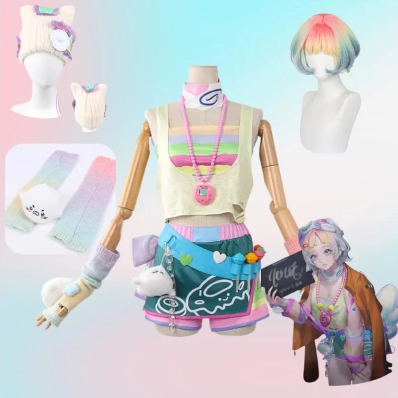 U5GG Path To Nowhere Poffy Cosplay Cute Outfit Full Leg Warmers Accessories Adult Women Halloween Comic Con Daily Role Play Cost view 2