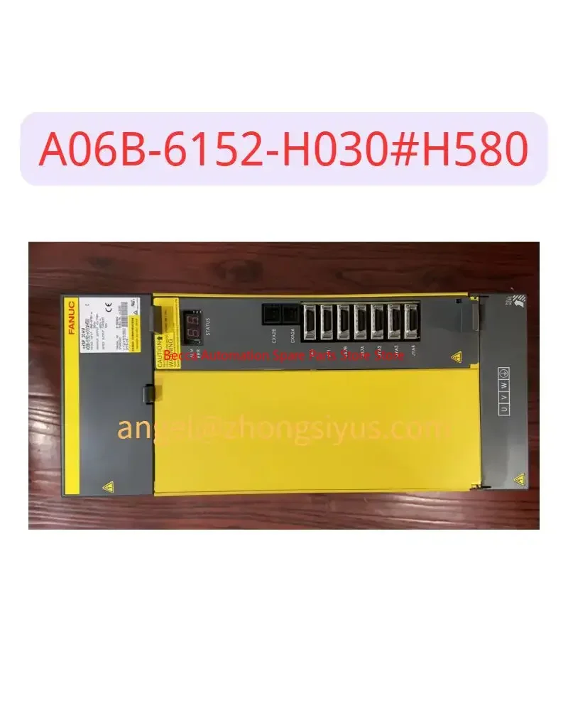 

A06B-6152-H030 # H580 Б/у сервопривод Fanuc протестирован нормально для станков с ЧПУ