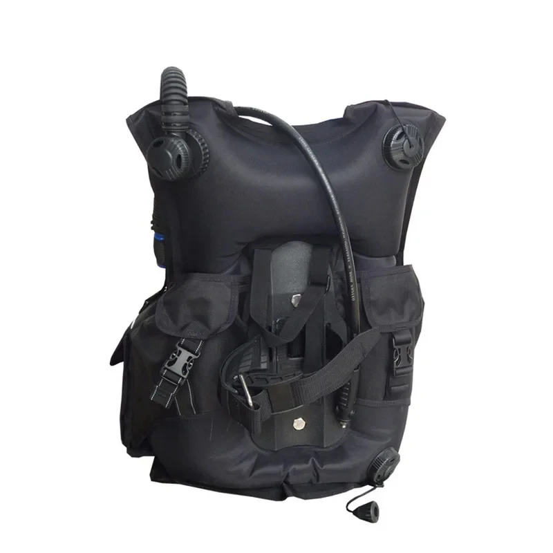 Buoyancy Compensator Front Adjustable BCD Wetsuit Vest with Quick-Release Weight Integrated Pocket S//L/XL