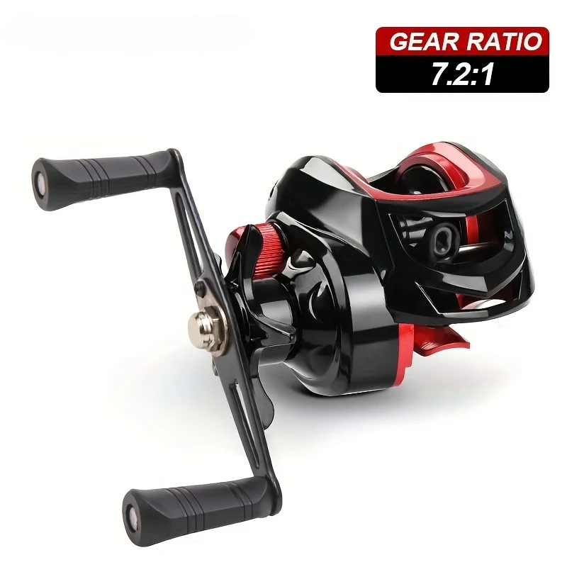 GLS Fishing Reel Max Drag 8KG  Gear Ratio 7.2:1 Metal Line Cup 18+1BB Fishing Reel For Freshwater Saltwater baitcasting reel