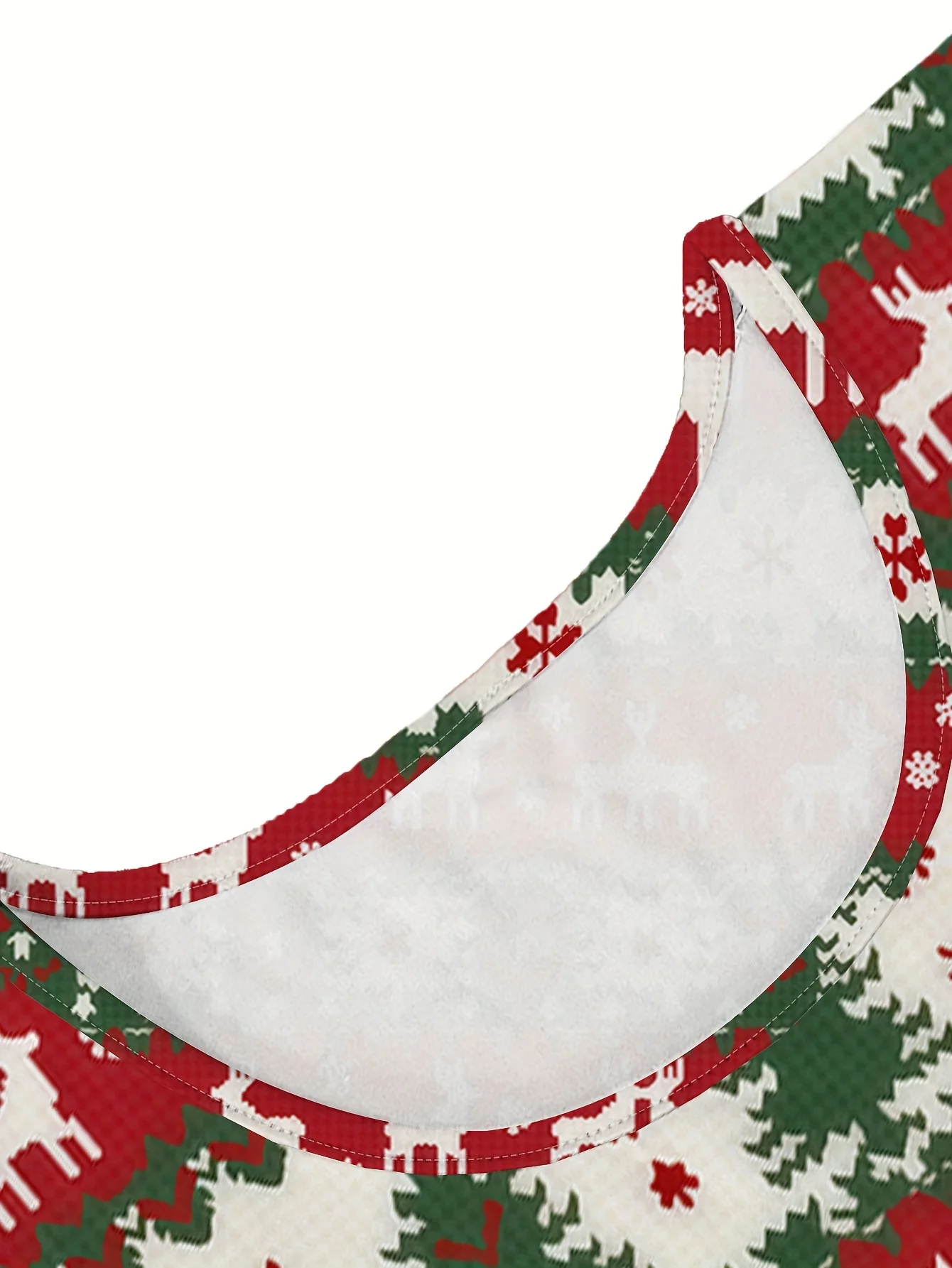 여성용 크리스마스 순록 눈송이 프린트 반소매 드레스 레드 그린 홀리데이 파티 드레스 화이트 칼라 Y2k 축제 드레스