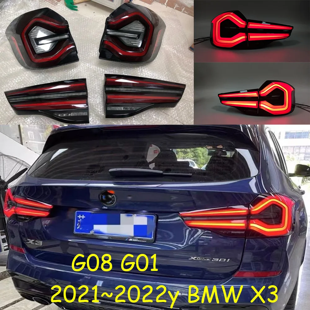 Car styling for BMW X3 taillight G08 G01 LED Tail Light Rear Running Lamp + Brake + Reverse  2021~2023y