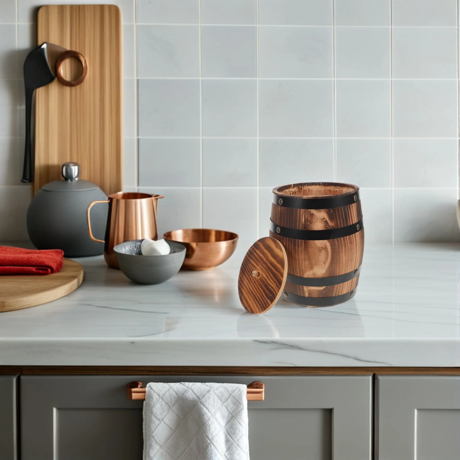 

Rustic Vintage Carbonized Wood Utensil Holder Small Storage Cutlery Organizer Fork Spoon Chopsticks Desktop