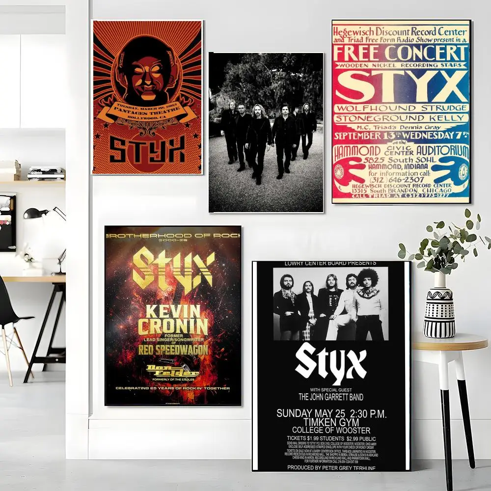 band S-Styx-X Painting Calligraphy Artwork for Living Room Bedroom Office Home Decor