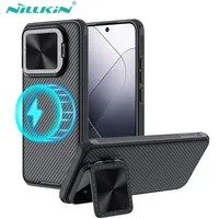 Nillkin for Xiaomi 14 Pro Case CamShield Prop Magnetic Case With Lens Holder Back Cover for Xiaomi 14 Magsafe Case for Mi 14 Pro