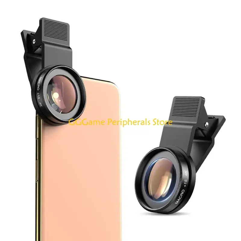 U55B Universal Double Overall Lens 30X Magnification High Clear Visual Glass Portable Clip On Design Suitable For Smartphones
