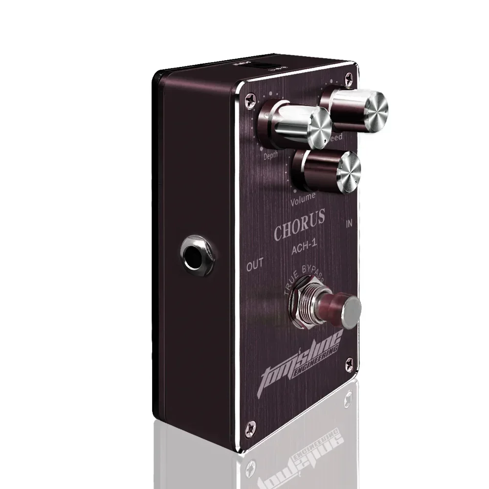 AROMA Chorus Electric Guitar Pedal Effect Analog Chorus Premium Effect Pedal Low Noise True Bypass ACH-1 Guitar Accessories view 5
