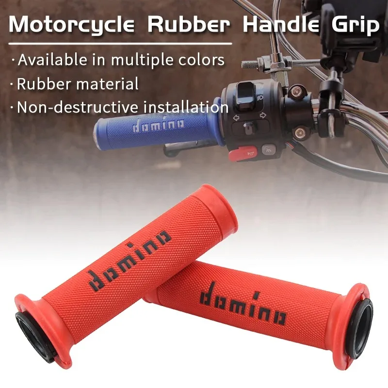 1Pairs 7/8" 22mm 24mm Universal Handlebar Rubber Gel Motocross Motorcycle Grips Pit Bike Hand Grip Brake Hands image 5