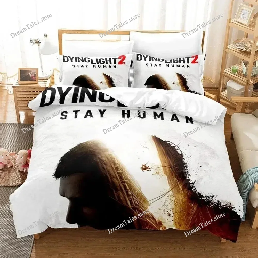New DYING LIGHT 2 Bedding Set Single Twin Full Queen King Size Bed Set Adult Kid Bedroom Duvet Cover Sets 3D Print Game Anime