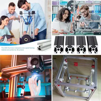 1 ks hliníkových profilů EU 2020 1515 1030 1520 1540 1020 1030 3030 standardní eloxování rámů pro tiskárny hliníkový extrudovaný profil 10 nejlepší prodej 1515 extruze - №10