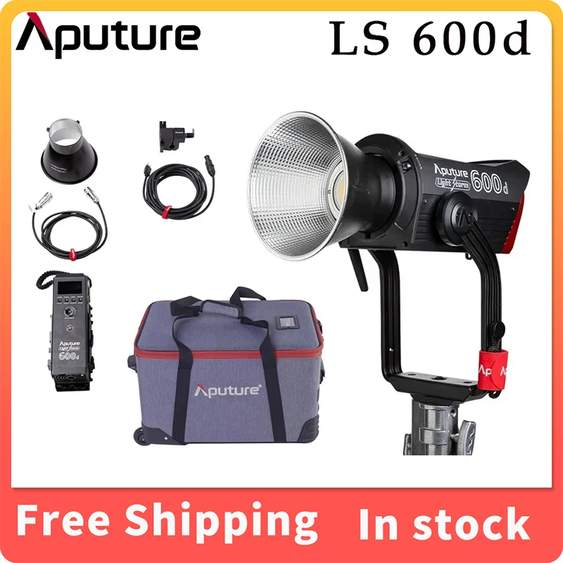 

Aputure LS600D COB LED Light Storm Daylight 600W Adaptive Brightness LCD Professional Portable Video Photo Lamp V-Mount