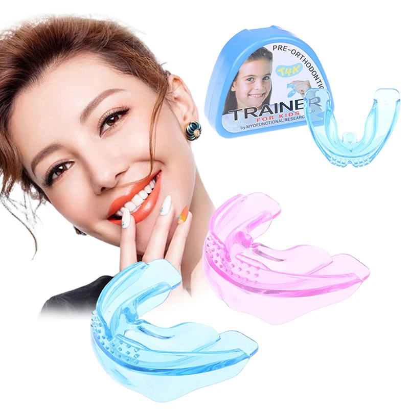 1pc Teeth Trainer for Kids Children Teeth  Appliance Dental Alignment Braces Mouthpieces Phase Soft and Hard