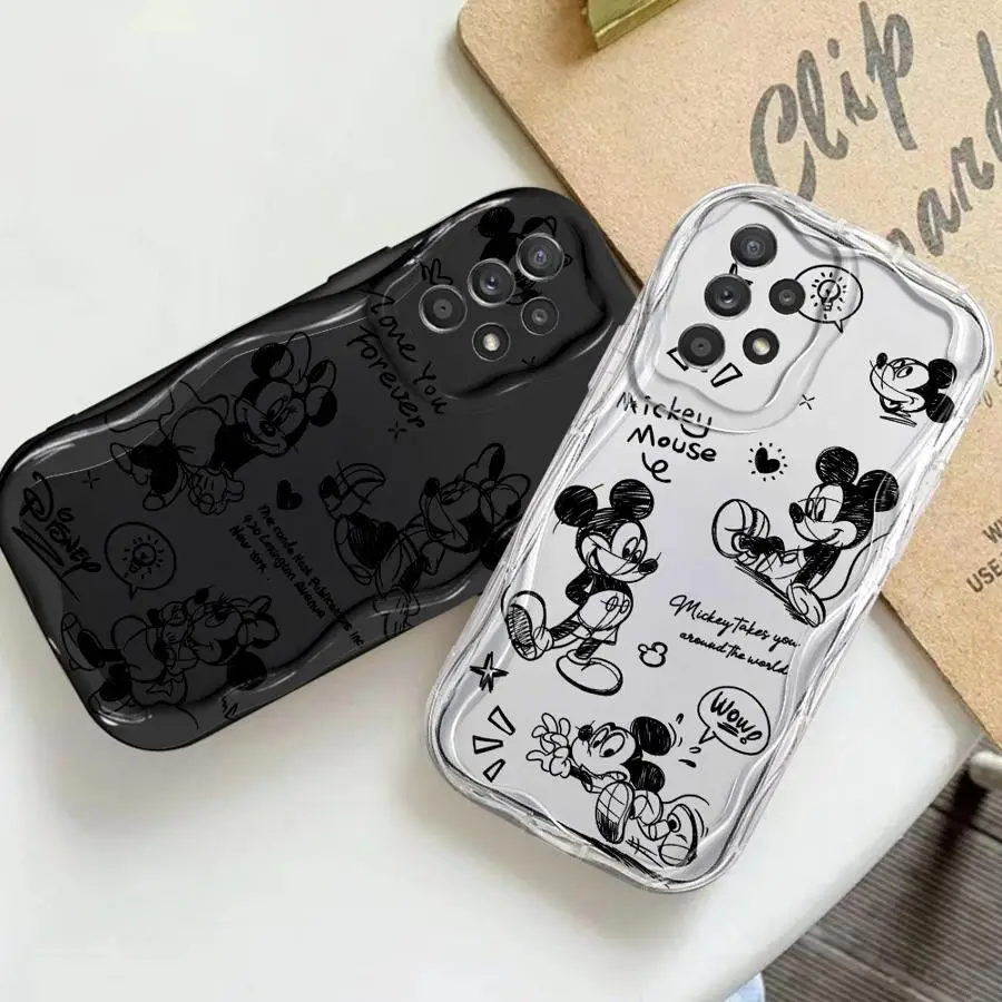 Disney Mickey Mouse Minnie Mouse Case for Samsung Galaxy A35 A52 A54 A36 A24 A55 A25 A32 A56 A23 A53 Soft Phone Cover
