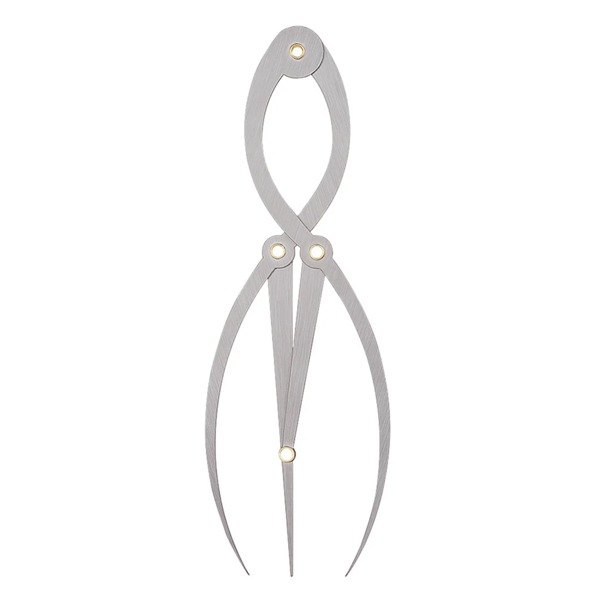 X11AA 1 Pcs Mean Calipers Golden Ratio Calipers Stainless Steel Eyebrow Ruler 1:1.618 Measure Tool for Tattoo Makeup