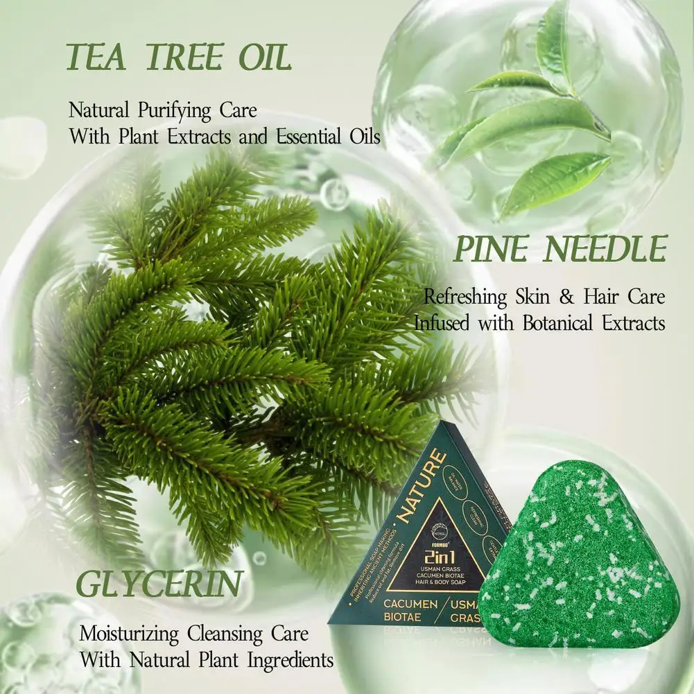 Rosemary Shampoo Soap Deep Cleansing Oil, Beauty Care, Hair Strengthening Essential Oil, Shampoo Soap, Moisturizing Scalp Care