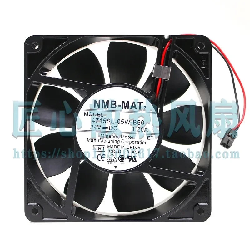 NMB Mebea 4715SL-05W-B60 12038 24V IP55 12CM Inverter Fan for NMB Mebea