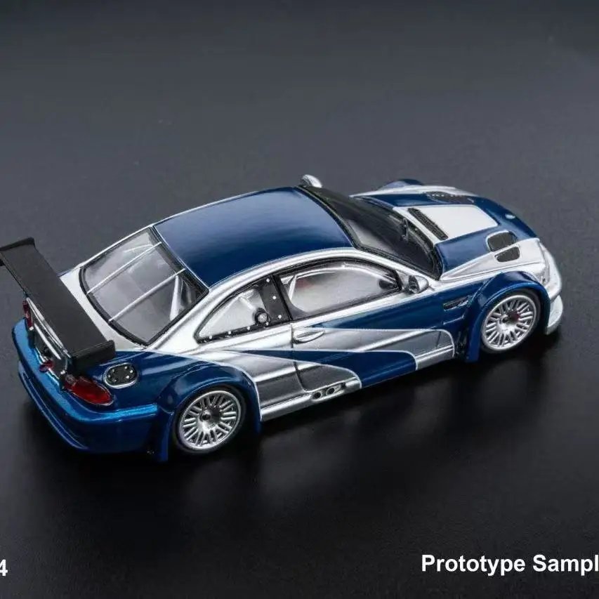 DCM 1:64 M3 E46 GTR Need for Speed Painting Job Alloy Diecast Car
