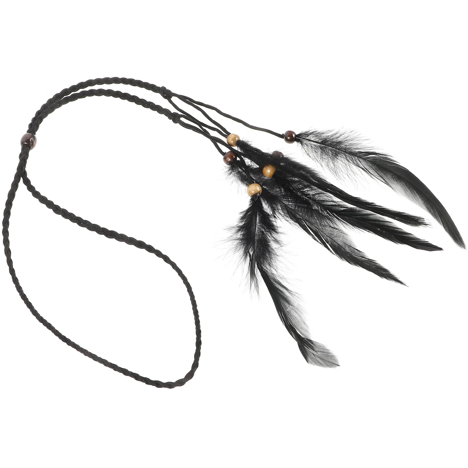 

Повязка на голову с шлейфом для женщин, богемный этнический аксессуар для волос, легкая веревка, головной убор, карнавальная вечеринка на Хэллоуин