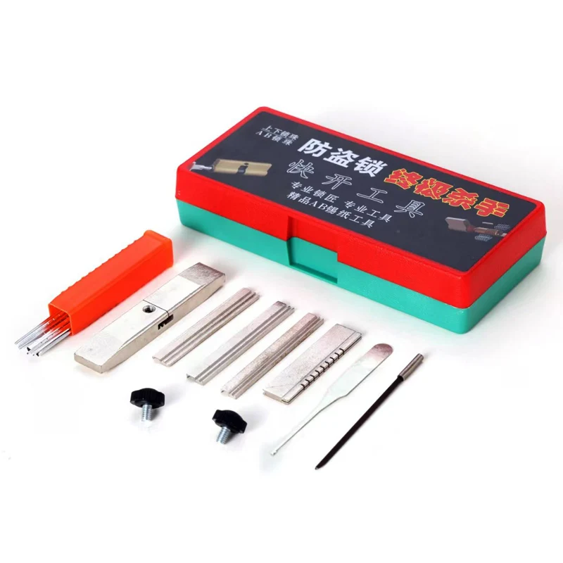 1 Set AB Three-Head Tin Foil Tools Full Set Locksmith Tool Supplies Repair Accessories Kit Good quality
