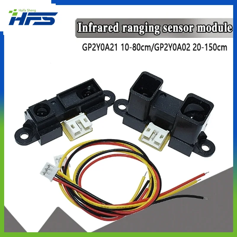 

GP2Y0A21YK0F GP2Y0A02YK0F Infrared Proximity Sensor IR Analog Distance Sensor VE713 10-80cm 20-150cm Infrared distance sensor