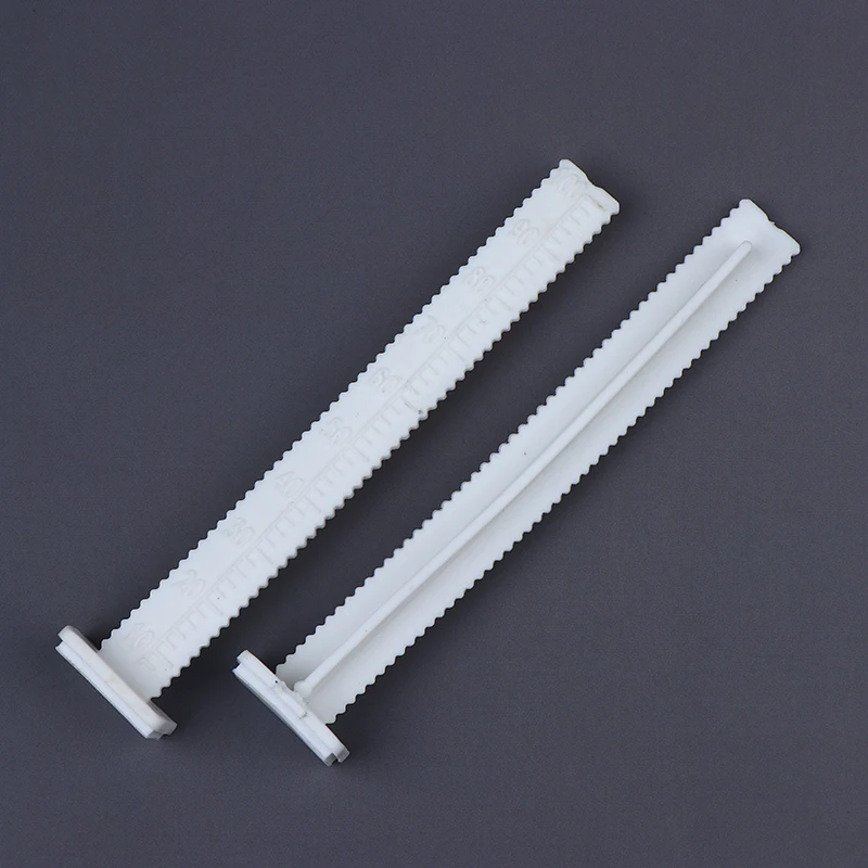 10Pcs 100mm White Level Stick Pegs Elevation Ruler For Floor Measure Poured Self Leveling Pins Tools 2*10.2cm