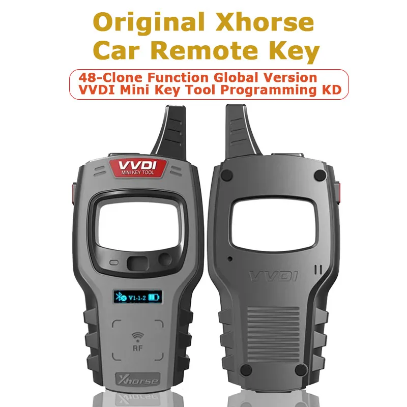 

Original Xhorse Car Remote Key Global Version VVDI Mini Key Tool Programming KD Programmer Free With 96bit 48-Clone Function