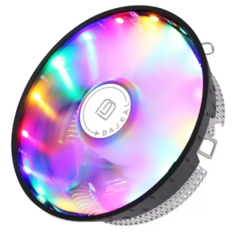 BAJEAL P3 Universal CPU Fan for Desktop Computers Silent Cooling System Compatible with AMD 1155 Intel P3 Multi-Platform